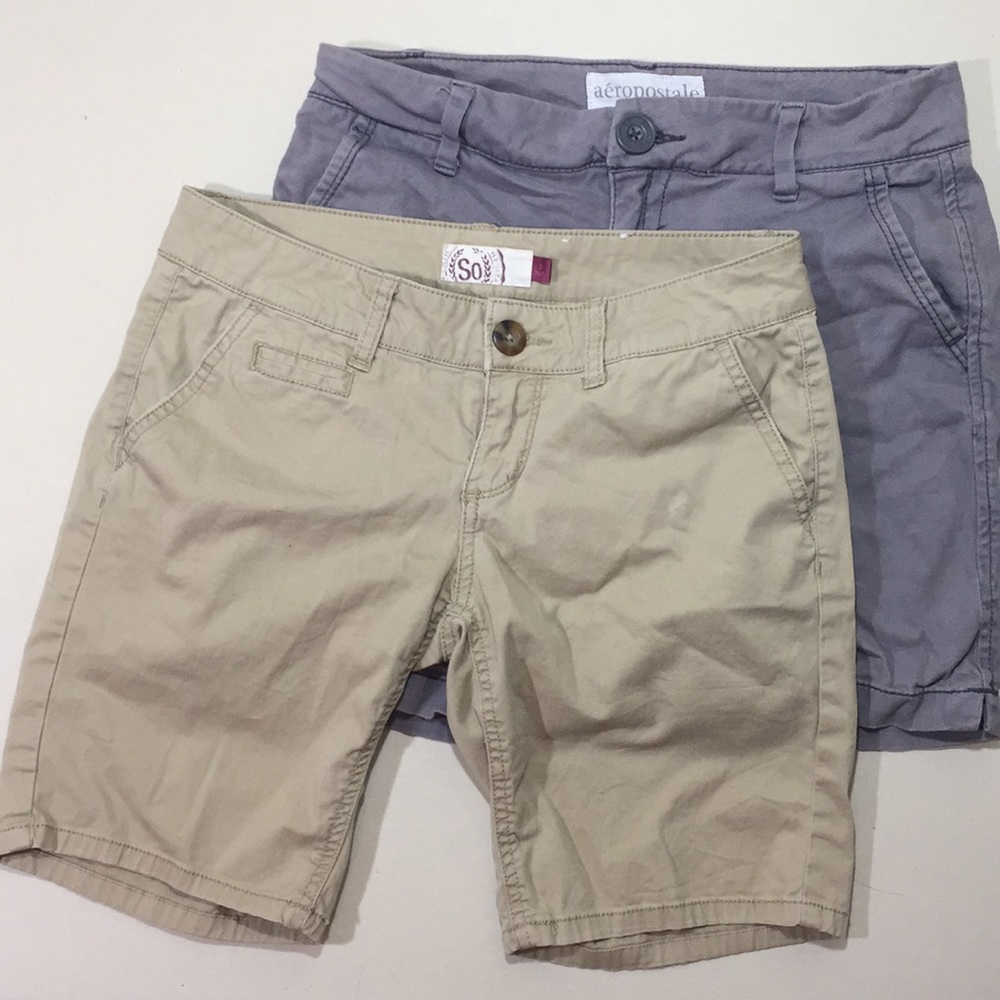 Donated* 2 pairs of shorts khaki and gray